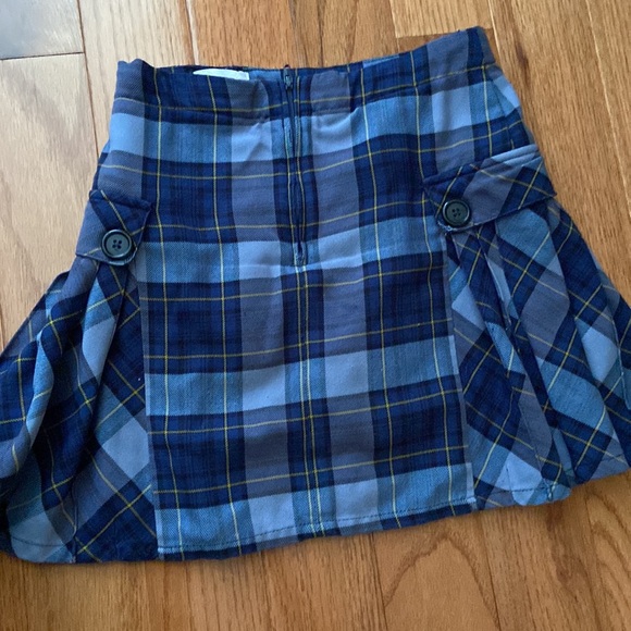 Lands' End Blue Plaid Mini Skirt - Picture 5 of 12